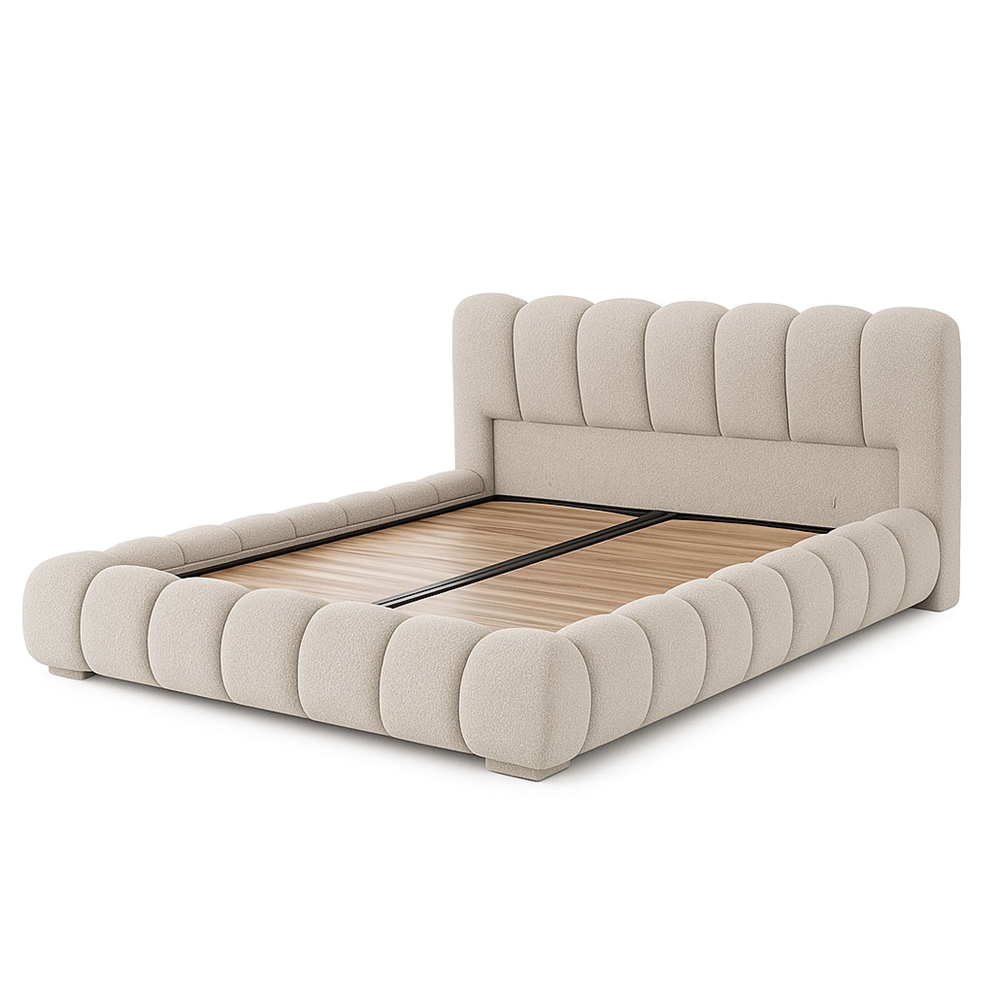 Letto contenitore matrimoniale Kos