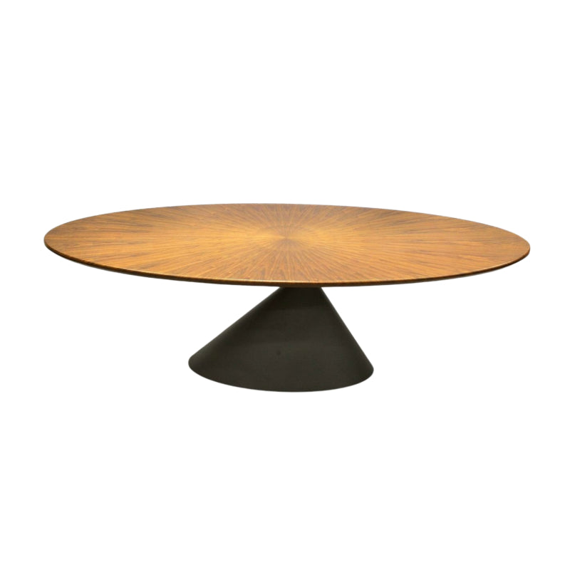 Tavolo Walnut ovale effetto noce 240 cm